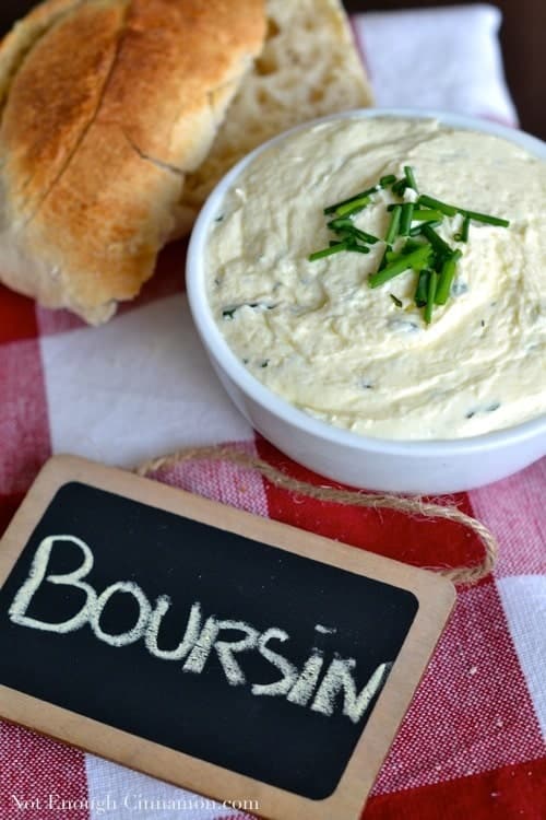 Homemade Boursin Cheese - NotEnoughCinnamon.com
