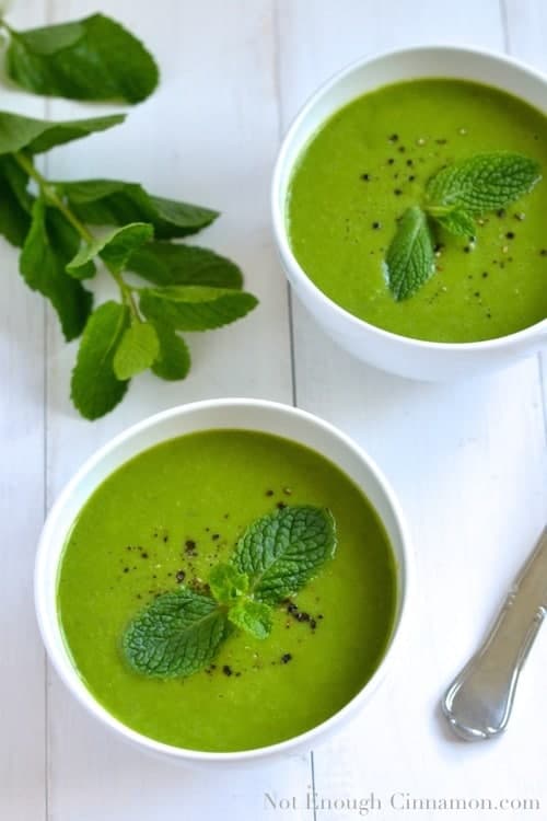 cold pea soup