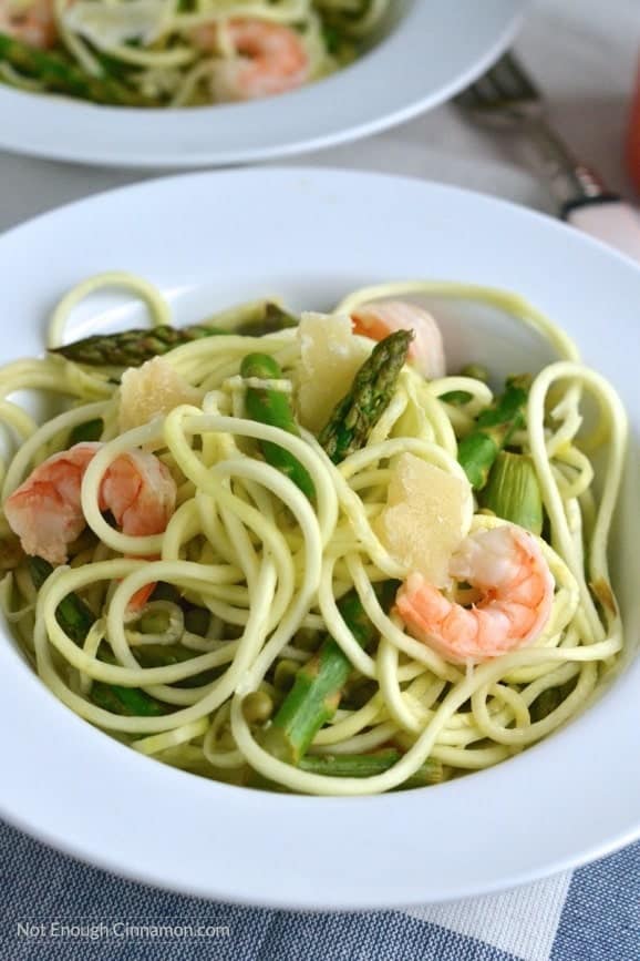 Shrimp Zucchini Pasta (Low Carb, Paleo, Glutenfree) Not Enough Cinnamon