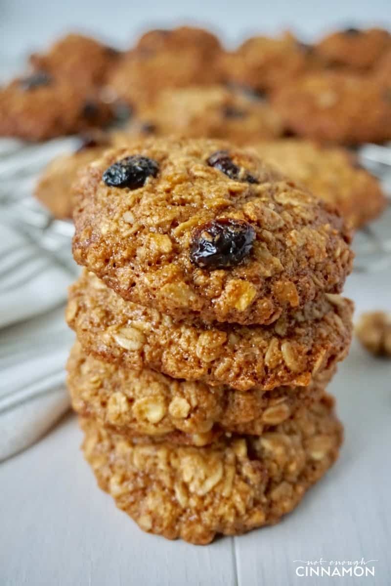 Cranberry Walnut Oatmeal Cookies #GlutenFree #RefinedSugarFree #Dairy Free