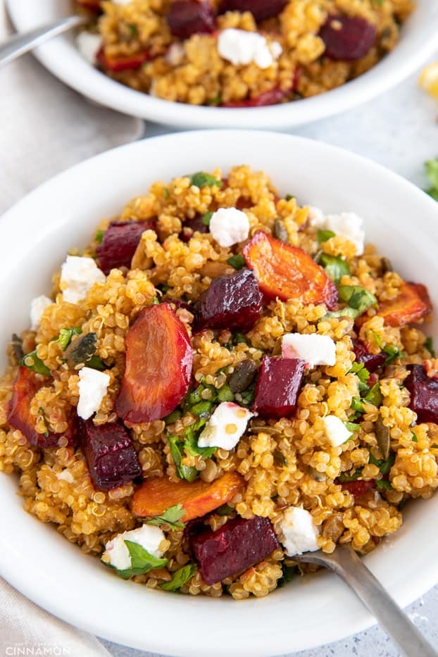 quinoa salad with beets and carrots 