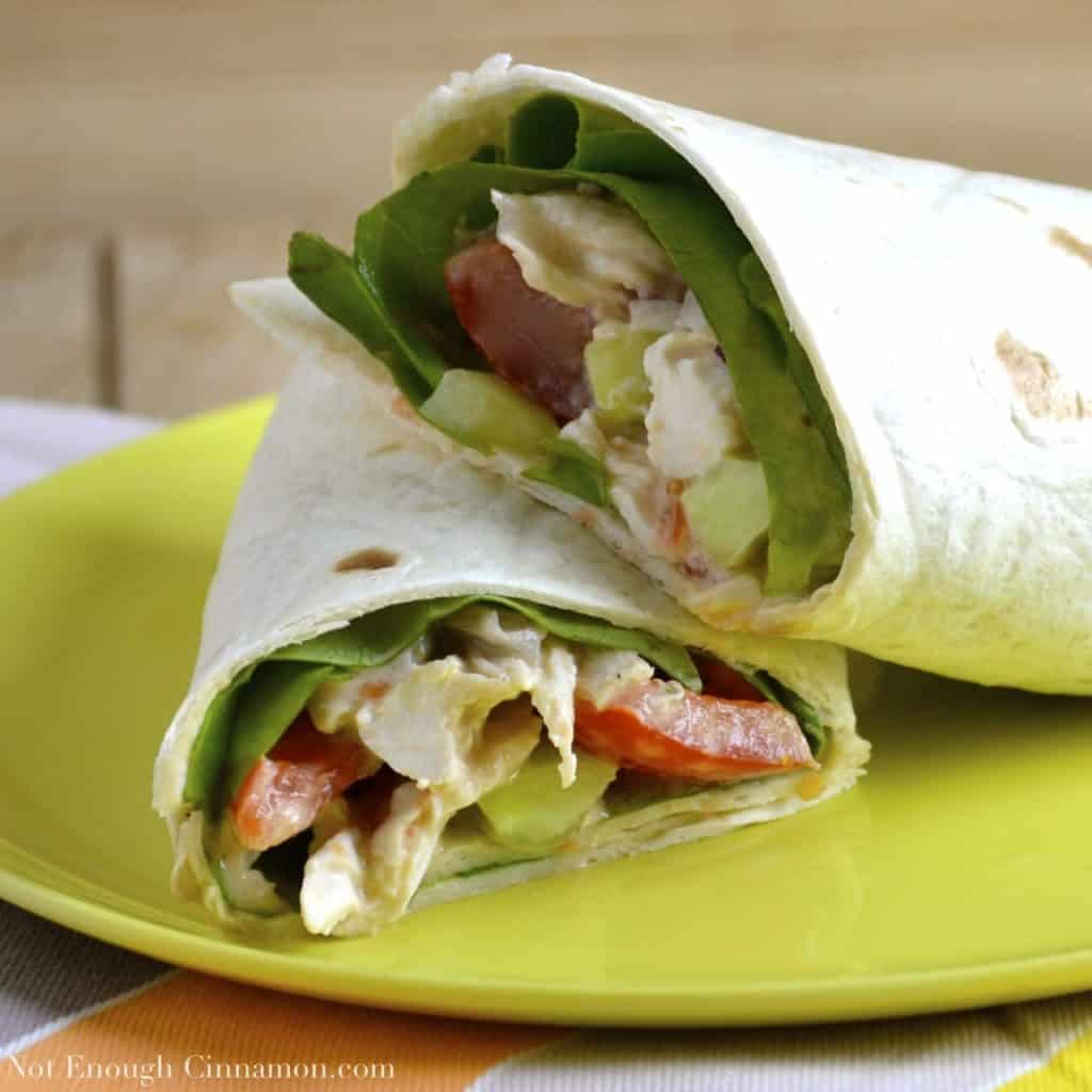 Creamy Chicken Wraps