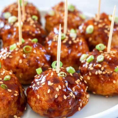 Asian Glazed Chicken Meatballs Recipe – Not Enough Cinnamon