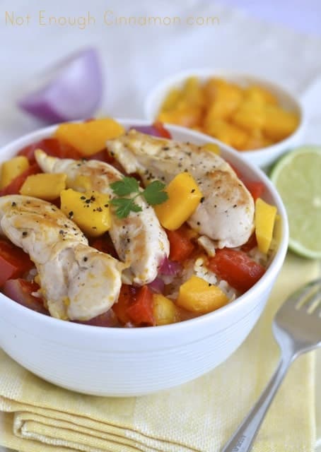 Bell Pepper, Mango and Red Onion Chicken Tenderloins2