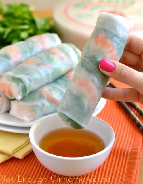 Spring Rolls - Step by step