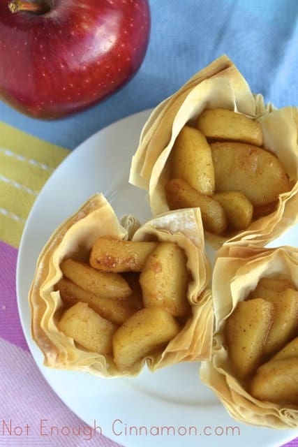Caramelized Apple Phyllo Cups