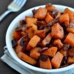 Bacon and Sweet Potato Skillet - pin