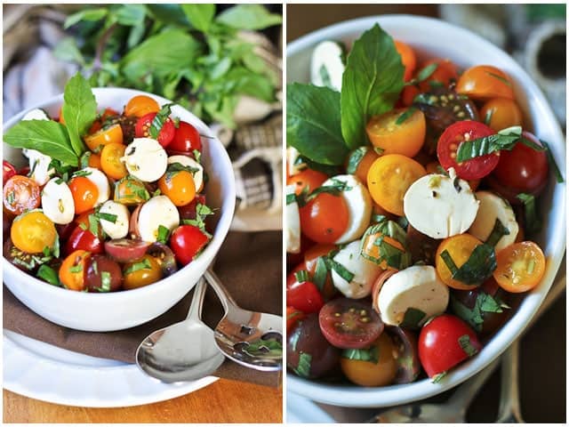 Quick Caprese Salad - The Healthy Foodie