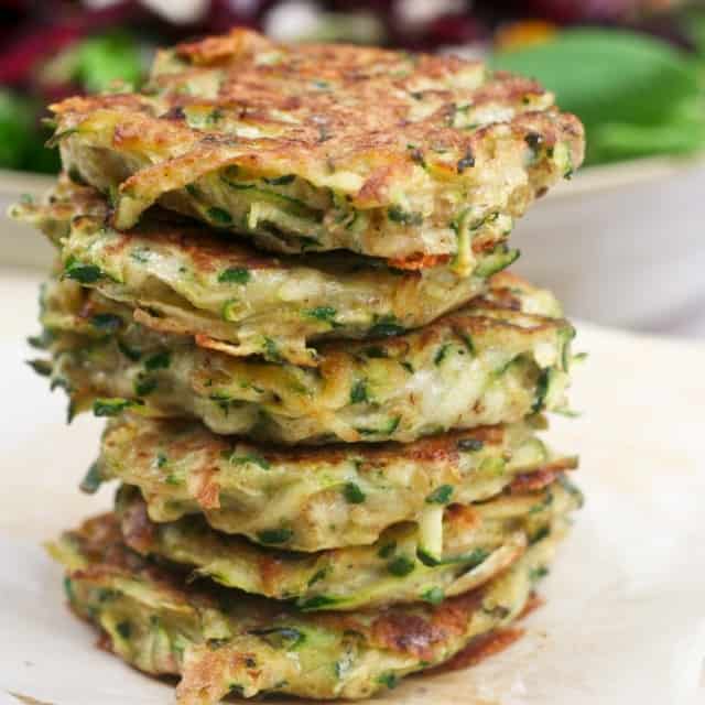 Zucchini Fritters - The Healthy Foodie