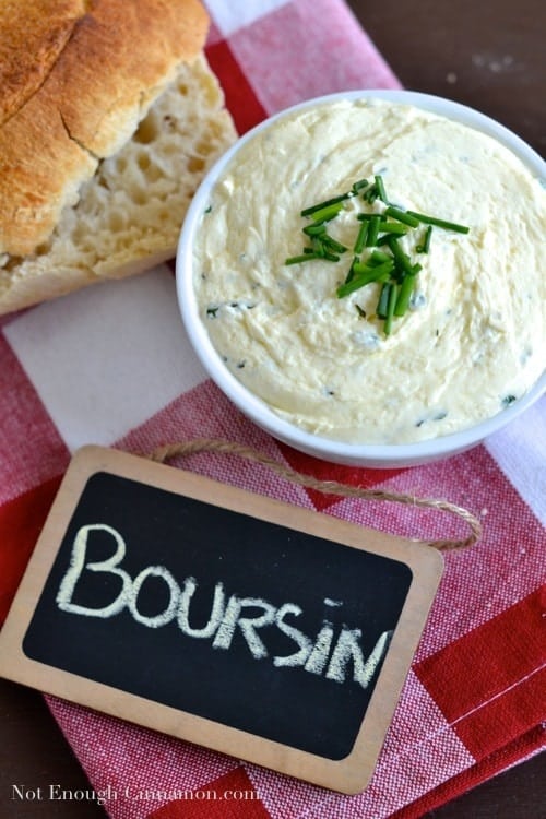 Homemade Boursin Cheese - Pin