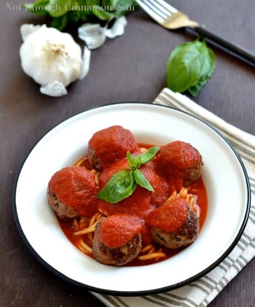 Paleo Meatballs with Basil and Sun-Dried Tomatoes - NotEnoughCinnamon.com