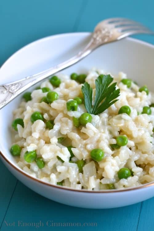 Spring Risotto | www.notenoughcinnamon.com