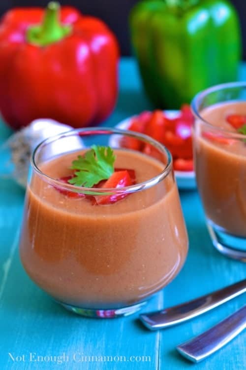 Spanish Gazpacho - www.notenoughcinnamon.com