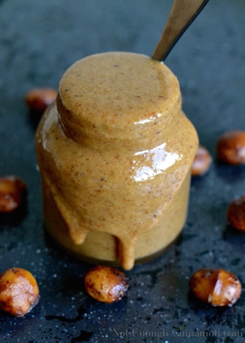 Honey Roasted Macadamia Nut Butter {from scratch} - Pin