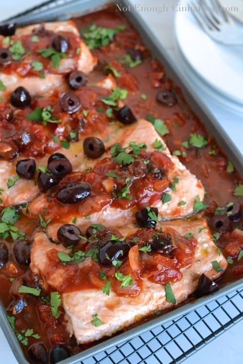 Baked Salmon in Provencal Sauce - Pin