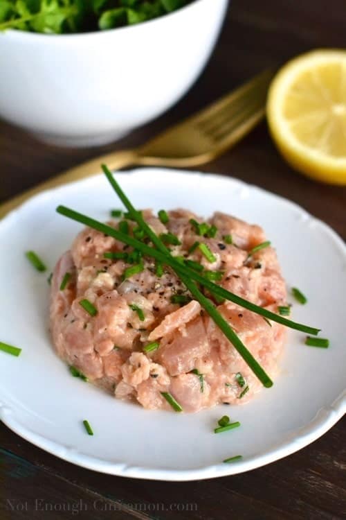 Salmon Tartare -notenoughcinnamon.con @NECinnamon