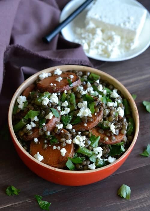 Sweet Potato Lentil Salad - www.notenoughcinnamon.com @NECinnamon #recipe #vegetarian #vegan #salad