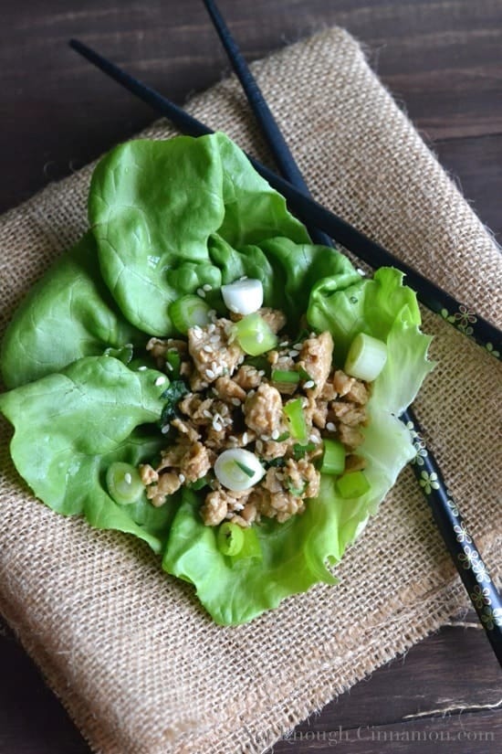 Asian Chicken Lettuce Wraps 2.0 - NotEnoughCinnamon.com #glutenfree #lowcarb #healthy