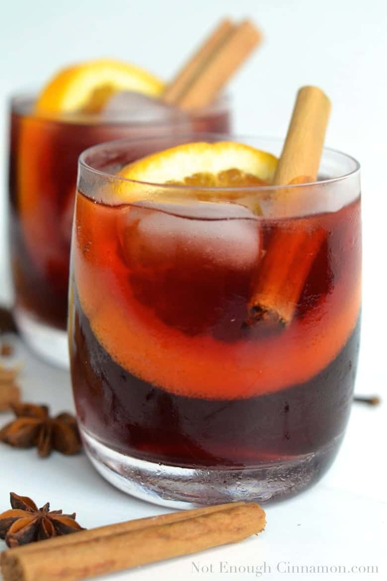 Mulled Wine Virgin Cocktail {Refined Sugar Free} - NotEnoughCinnamon.com