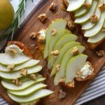 Pear and Gorgonzola Brioche Toast - NotEnoughCinnamon.com