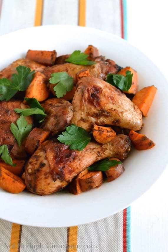 Moroccan Chermoula Roasted Chicken - NotEnoughCinnamon.com