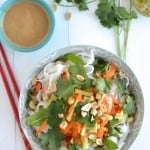 Vietnamese Noodle Salad with Tahini Dressing - NotEnoughCinnamon.com