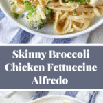 Skinny Broccoli Chicken with Cauliflower Alfredo - Pin