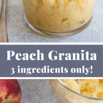 peach granita pin