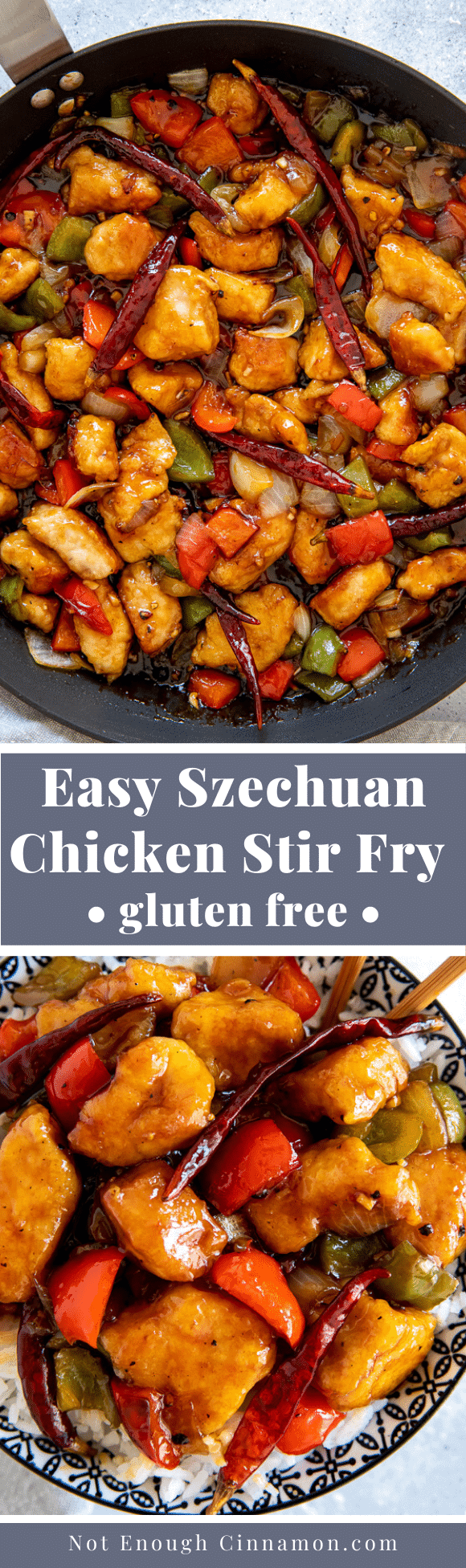 Szechuan Chicken Stir Fry - Not Enough Cinnamon