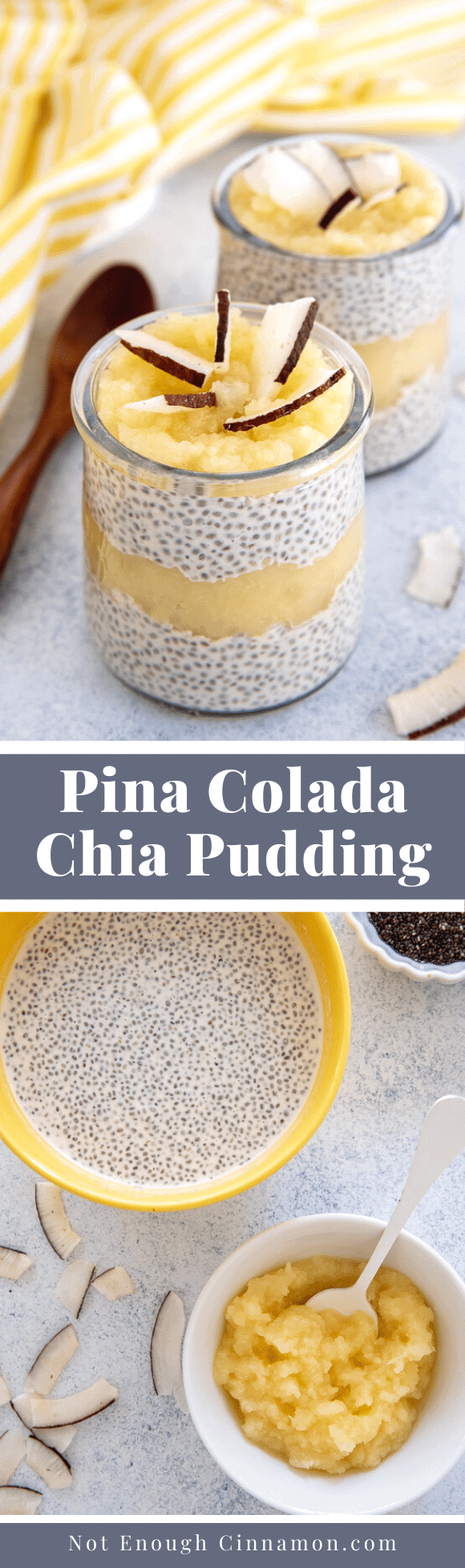 Pina Colada Chia Pudding Recipe with Coconut Milk & Pineapple