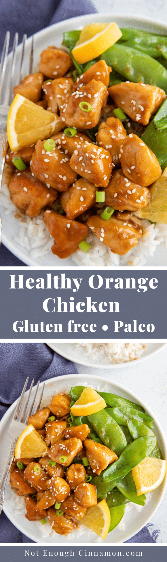 Healthy Chinese Orange Chicken - Not Enough Cinnamon